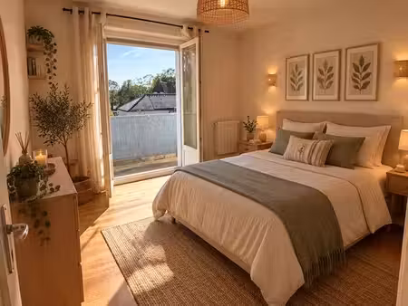 grand t2 meublé avec grand balcon