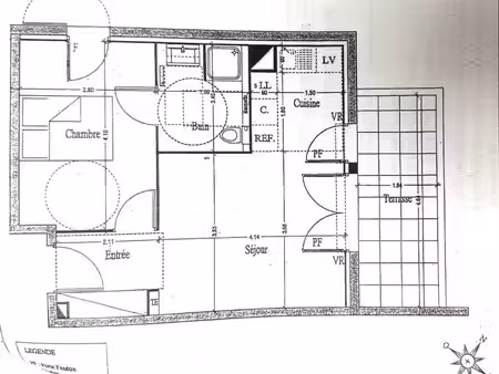 t2 moderne de 39 m² avec terrasse + parking – istres