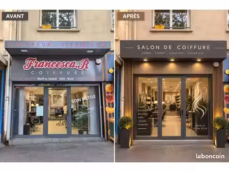 vente fond de commerce - salon de coiffure - marseille 13005
