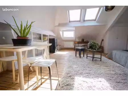 studio lumineux dernier étage + ascenseur - avenue daumesnil - 39 m' au sol - 299 000