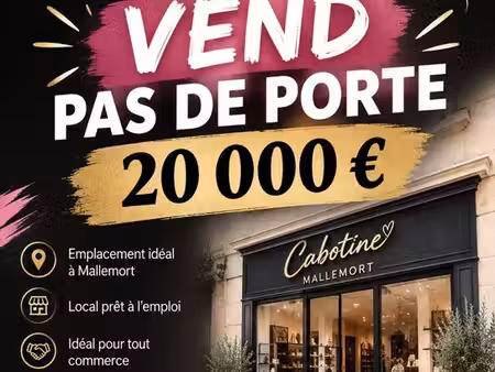 vend pas de porte commerce