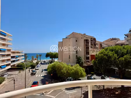 fréjus plage ? t3 avec vue mer  terrasse  cave et garage