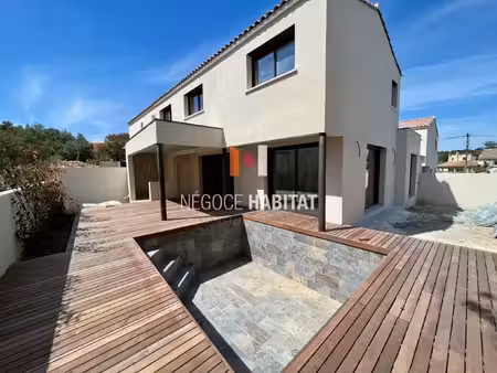 villa neuve 145m2 non meublée avec piscine - cournonterral