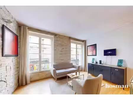 appartement 2 pièces de 33 m² - cave - 75018 paris