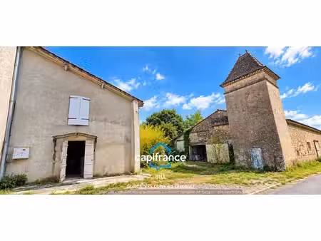 ensemble immobilier en pierre à rénover – fort potentiel aiguillon (47)