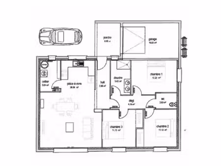 maison 4 pièces 93 m²