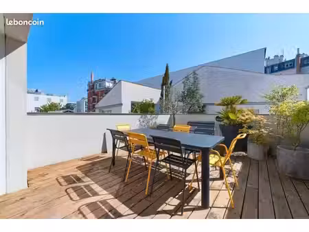 loft de bureaux atypique 150m² hsp 5m + terrasse 25m²