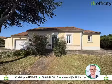 vente maison 5 pièces 130 m² à magnac-sur-touvre (16600)  180 000 €