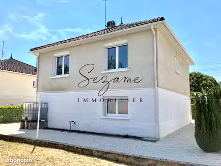 angoulême saint-cybard - belle maison de ville f4  indépendante avec jardin clos et garage