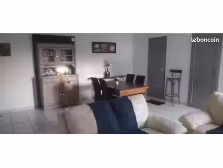 grand f2 meublé dans maison au rdc de 65m2 a 6kms du lux