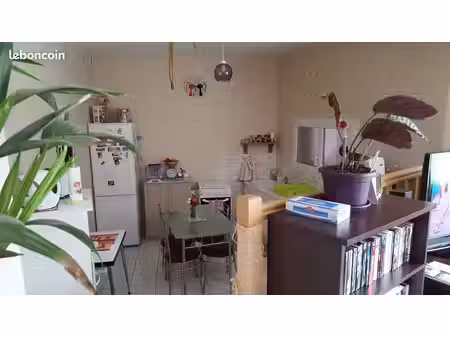 appartement f3 hyper centre illiers combray 65m² avec cour intérieure