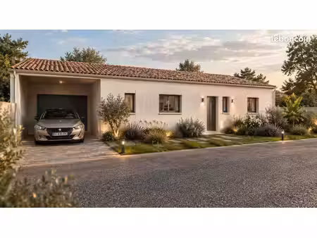 projet de construction d'une maison 90 m² avec terrain à la chapelle-des-pots (17)