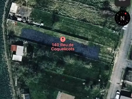vends terrain avec eau  électricité  compteur