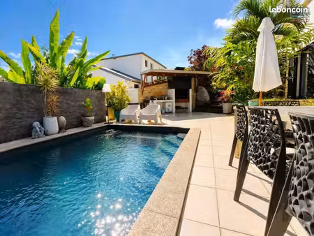 sublime villa de standing f5 à la rivière saint-louis – deux suites parentales & jardin d'
