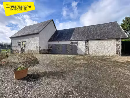 grange avec permis de construire à vendre saint jean des champs (50320) sur 4197m² de terr