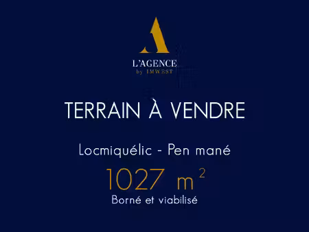 terrain à vendre locmiquélic