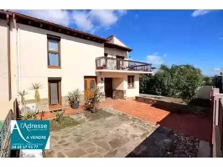 cabestany villa 3 faces de 140m² sur terrain 3 faces de 300 m²
