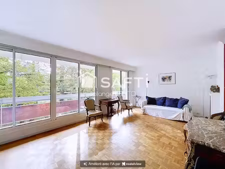 appartement familial de 84 m² avec balcon  parc arboré  piscine et parking
