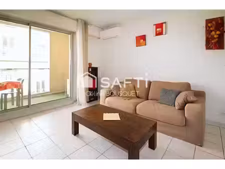bel appartement p2 de 51 m2 avec balcon et garage
