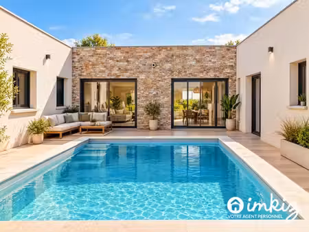 maison contemporaine 6 pièces avec piscine
