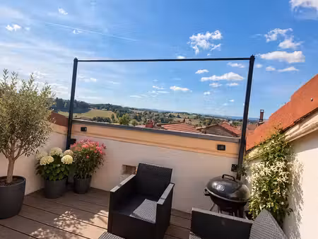 maison de ville de type f5 de 107.39 m² habitable avec tropezienne   bourg de saint-just-m