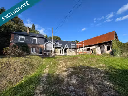 maison normande à rénover sur terrain de 4155 m2.