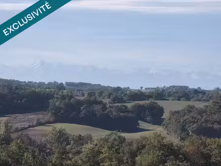 terrain à bâtir - vue panoramique sur les pyrénées