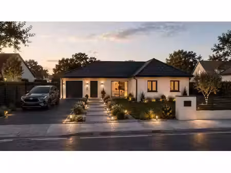 terrain avec maison neuf à vendre