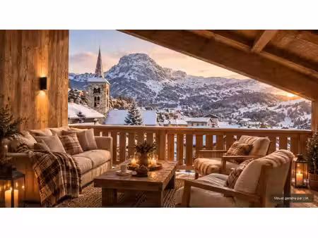 chalet neuf au coeur de saint-martin-de-belleville  à 50 m de