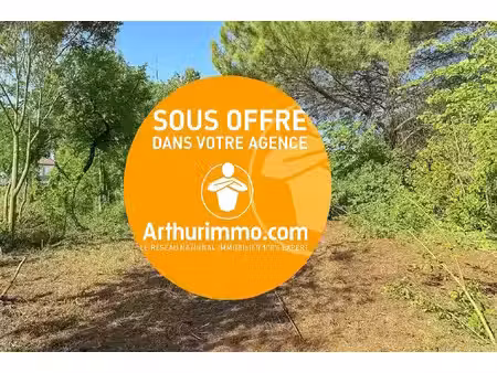 vente terrain 1200 m2 à pourrières