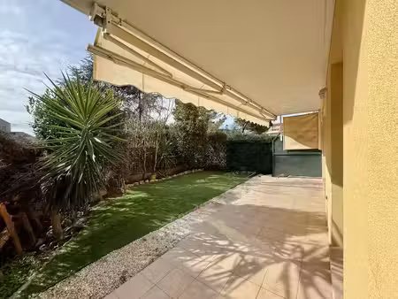 appartement meublé mouans sartoux rdj 2 pièces + garage