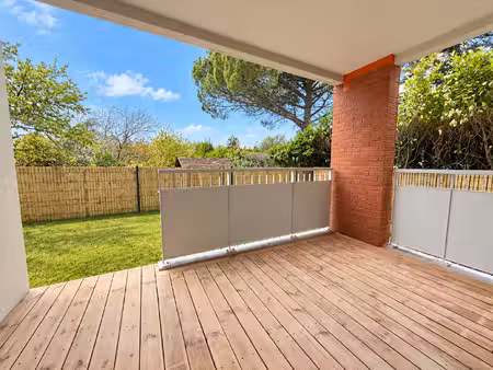 appartement lacroix falgarde 3 pièces 63 m² + terrasse + jardin + 2 parkings !!!