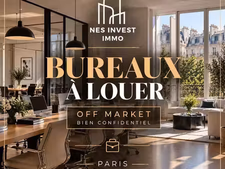 bureau prestigieux de 145 m2 en location - montorgueil  sentier  vivienne-gaillon  france