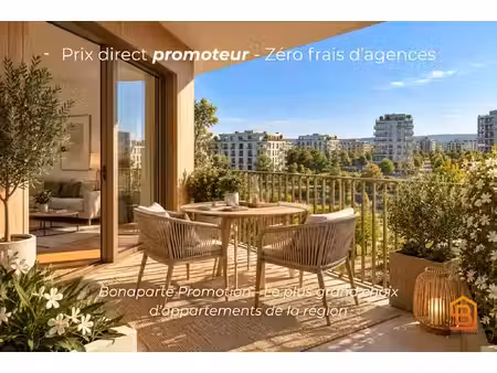 montpellier port marianne – superbe t2 en étage élevé avec terrasse