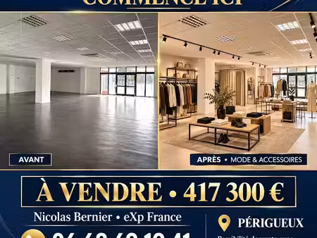 vente locaux professionnels 0 pièces 298 m² à perigueux (24000)  417 300 €