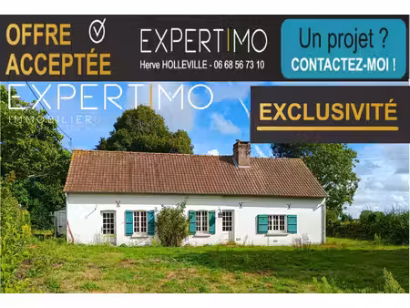 sous offre acceptée : longère à rénover  beaux volumes à proximité de rue et de la baie de