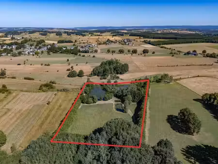 cabane de pêche sur 2 ha avec étang à proximité de bastogne