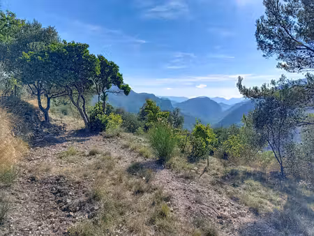 pierrefeu – terrain de 1 562 m² exposé sud avec permis de construire accordé
