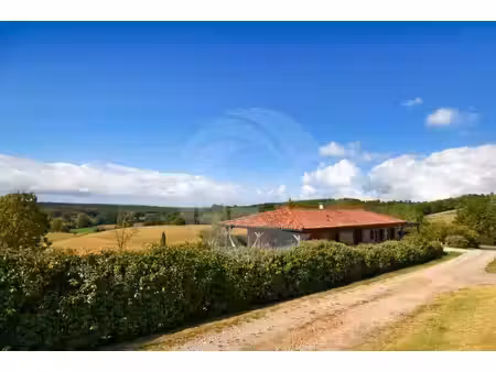 maison t5 en ossature bois de 126 m² avec vue panoramique  terrasse couverte et terrain ar