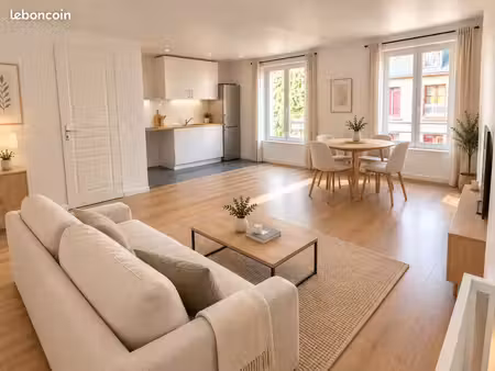 appartement f3 rénové – 2 chambres – 68 m² au sol