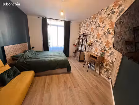 appartement meublé entièrement rénové – terrasse et jardin privatifs