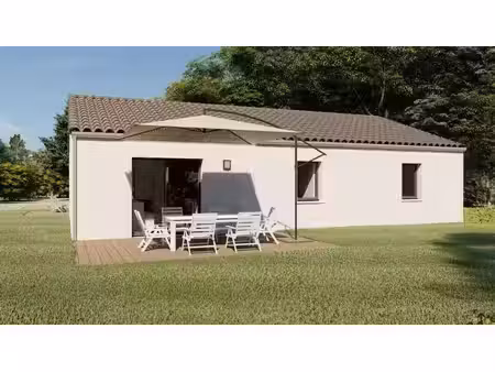 terrain avec maison neuf à vendre