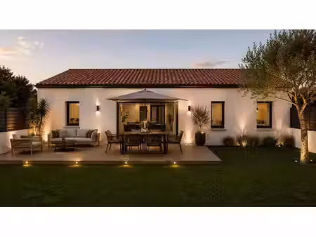 terrain avec maison neuf à vendre