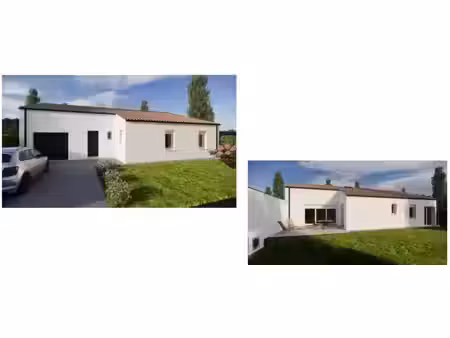 terrain avec maison neuf à vendre