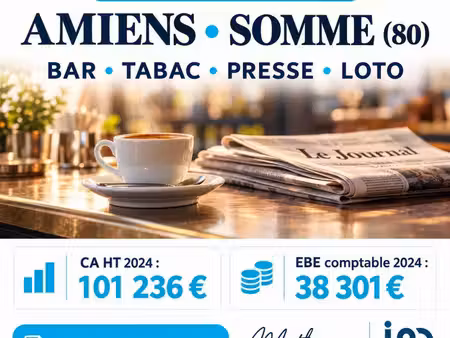 bar-tabac à amiens (80090)