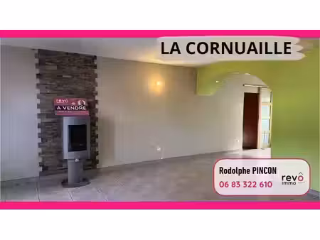 vente maison 7 pièces 145 m² à la cornuaille (49440)  194 000 €