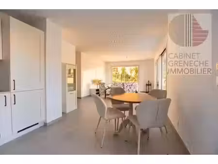appartement t3 neuf et meublé - jardin et aperçu lac