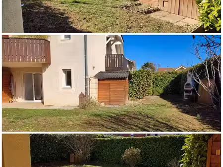 thonon – concise : t3 duplex avec grand jardin  terrasse et garage