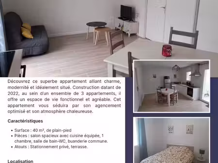 appartement meublé bail mobilité