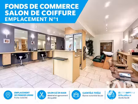 vente esthétique  coiffure 87 m²